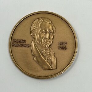 James Monroe 5th President Of The United States Coin Medal